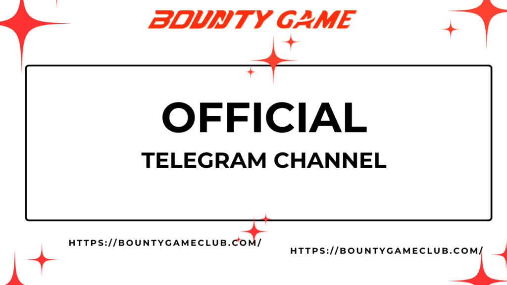 Official Bounty Game Telegram Channel for tips, bonuses, and updates