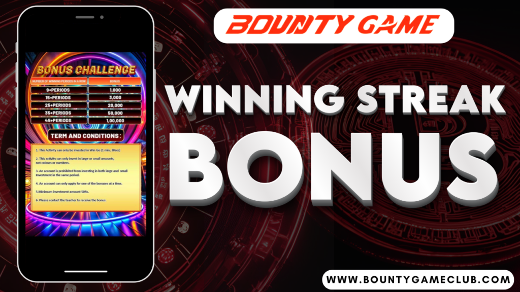 Winning Streak Bonus promotion by Bounty Game